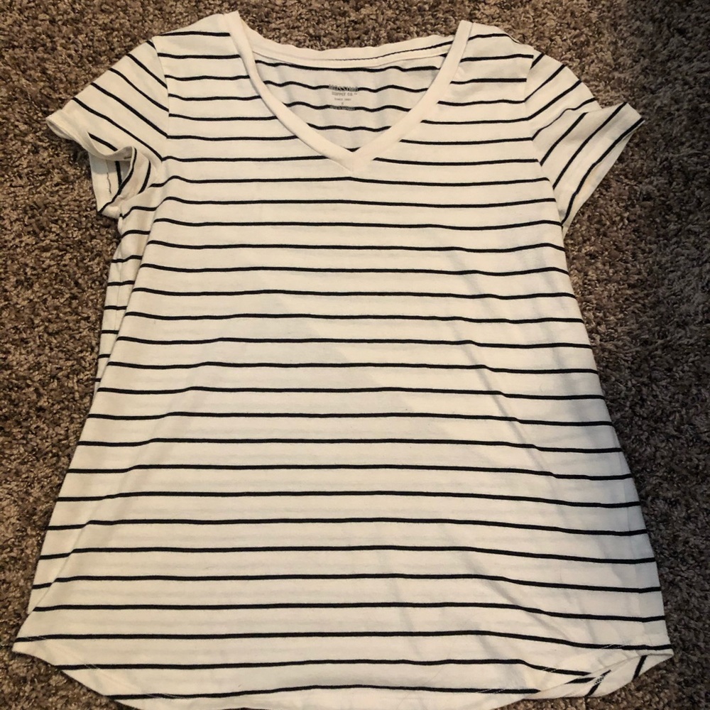 Black and white shirt